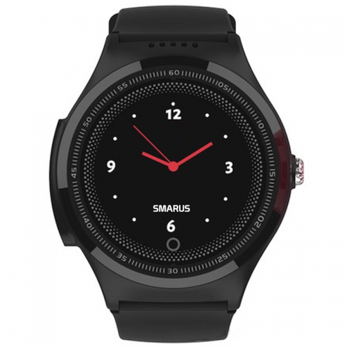GPS часы SMARUS kids K8 черные (водостойкие с виброзвонком)