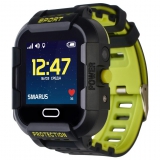 GPS часы SMARUS kids K6 черные (противоударные и водостойкие)
