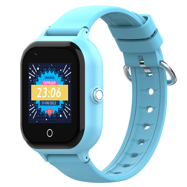 Детские смарт часы SMARUS kids KW4 (4G, GPS, Wi-Fi) виброзвонок, видеозвонок